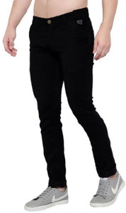 Strobine Slim Men Black Jeans