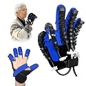 Stroke Hand Recovery Device, Rehabilitation Robot Gloves for Hand Therapy Equipment, Robotic Hand Glove for Stroke Rehab, Finger &amp; Hand Exerciser with Adjustable Strength