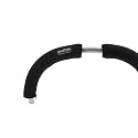 StrollAir Universal Handle Sleeve Cover, Grip Bar, Replacement, BOB, Bugaboo, Baby Jogger, Uppa Baby, Bumbleride, Black, 12"