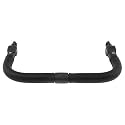 Stroller Bumper Bar Angle Adjustable Armrest Stroller Handle Stroller Bar Removable Stroller Crossbar for Bbz Yoyo, Yoyo 2, Yoyo+, Black PU Leather (Lock Size Range: 0.59~1.57in)