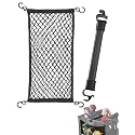 Stroller Wagon Accessories Set for WONDERFOLD W4 Wagon, 1 Pack Forward-Facing Support Bar &amp; 1 Pack Stretchable Cargo Net, Bus-Style Seating Upgrade, Large Storage Capacity