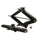 Stromberg Carlson JSC-30 Scissor Jacks – Heavy-Duty 30-Inch RV Leveling System for Campers, Trailers, and Motorhomes – Set of 2 Jack Stands with 7,500 lb Load Capacity, Socket &amp; Bowtie Base