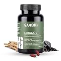 SAABHI Strong 9 Multivitamin for Men | Sea Buckthorn, Shilajit, & Maca Root | Rich in Omega 3,6,7,9 | Optimum Muscle Growth, Performance, & Enhanced Immunity | High Strength Potent Formula | Helps Maintain Overall Hea