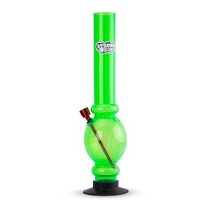 16 inch acrylic ice bong  water pipe with 50mm wide mouth  durable lightweight smoking accessory