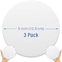 STRONGEST HOME XL Door Stoppers for Wall 5", White Wall Protector, 3 Pack