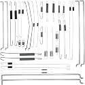 Strongthium 34Pcs Throttle Return Springs Assortment