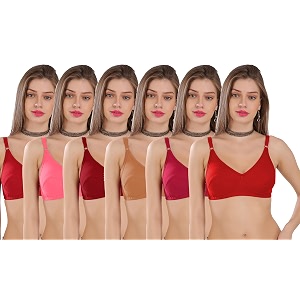 Strowberry Womens Cotton Non-Padded Wire Free Full