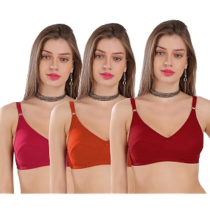 Strowberry Womens Cotton Non-Padded Wire Free Full