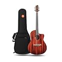 Strydom F139C Beginner Acoustic Guitar, All-Mahogany, Western Cutaway, Rosewood Fingerboard, Natural Gloss Finish Guitar (Natural Gloss)