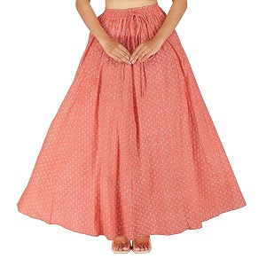 sttoffa cotton printed women wear maxi long skirt 4034 inch full length
