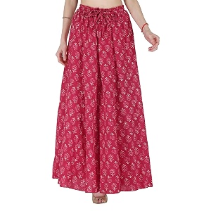 sttoffa cotton printed women wear maxi long skirt 4034 inch full length