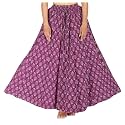 Sttoffa Cotton Printed Women Wear Maxi Long Skirt 40" inch Full Length