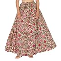Sttoffa Cotton Printed Women Wear Maxi Long Skirt 40" inch Full Length