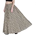 Sttoffa Cotton Printed Women Wear Maxi Long Skirt 40" inch Full Length