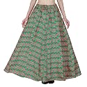 Sttoffa Cotton Printed Women Wear Maxi Long Skirt 40" inch Full Length