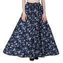 Sttoffa Cotton Printed Women Wear Maxi Long Skirt 40" inch Full Length