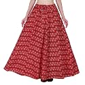 Sttoffa Cotton Printed Women Wear Maxi Long Skirt 40" inch Full Length