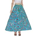 Sttoffa Cotton Printed Women Wear Maxi Long Skirt 40" inch Full Length