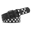 Studded Belt, Metal Punk Rock Rivet Belt with Bright Pyramid Studded for Women Men