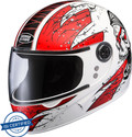 STUDDS Chrome D3 Motorbike Helmet (White)