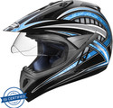 STUDDS Motocross D2 with Visor Motorbike Helmet