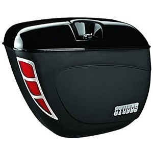 studds plastic safari side luggage box for hero splendor plus black