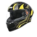 Studds Thunder D2 Draken ISI and DOT Certified Full Face Helmet for Men and Women with Spoiler and Clear Visor