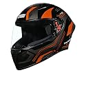 Studds Thunder D2 Draken ISI and DOT Certified Full Face Helmet for Men and Women with Spoiler and Clear Visor