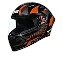 Studds Thunder D2 Draken ISI and DOT Certified Full Face Helmet for Men and Women with Spoiler and Clear Visor