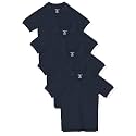 Studio 3 Boy’s - 4-Pack School Uniform Short and Long Sleeve Pique Polo Shirts