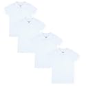 Studio 3 Girls' 4-Pack Soft Jersey Short Sleeve Polo Shirts