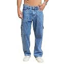 STUDIO NEXX Men39s Baggy fit Denim Cargo