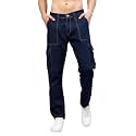 STUDIO NEXX Men39s Loose Fit Cargo Jeans