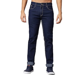 STUDIO NEXX Mens Regular Fit JeansStretchable Mid