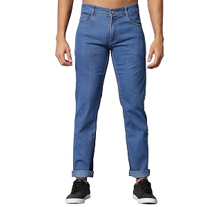 STUDIO NEXX Mens Regular Fit JeansStretchable Mid