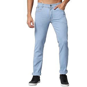 STUDIO NEXX Mens Regular Fit JeansStretchable Mid