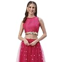 studio rasa Women39s Dupion Sequin Embellished Crop