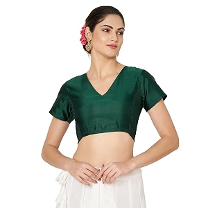 studio rasa Womens Silk Blend Printed Stretchable