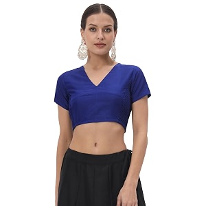 studio rasa Womens Silk Blend Printed Stretchable