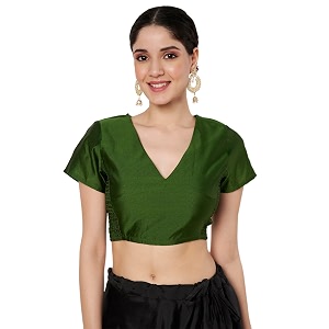 studio rasa Womens Silk Blend Printed Stretchable