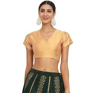studio rasa Womens Silk Blend Printed Stretchable