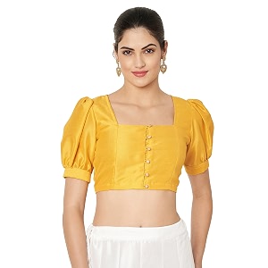 studio rasa Womens Silk Blend Printed V-Neck
