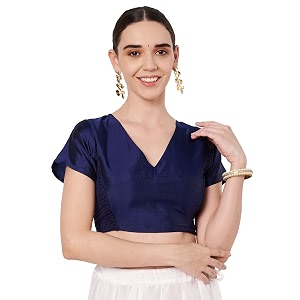 studio rasa Womens Silk Blend Printed Stretchable