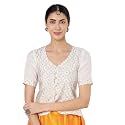 studio rasa Women39s Silk Blend Block Printed