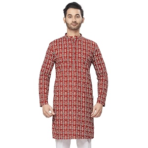 Studio Shringaar Men 100 Cotton Relaxed Fit