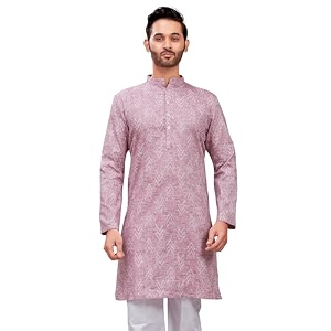 Studio Shringaar Mens Cotton Blend Relaxed Fit
