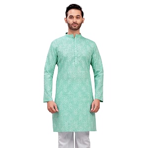 Studio Shringaar Mens Cotton Blend Relaxed Fit