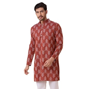 Studio Shringaar Mens Cotton Blend Relaxed Fit