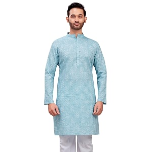 Studio Shringaar Mens Cotton Blend Relaxed Fit