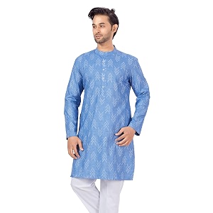 Studio Shringaar Mens Cotton Blend Relaxed Fit